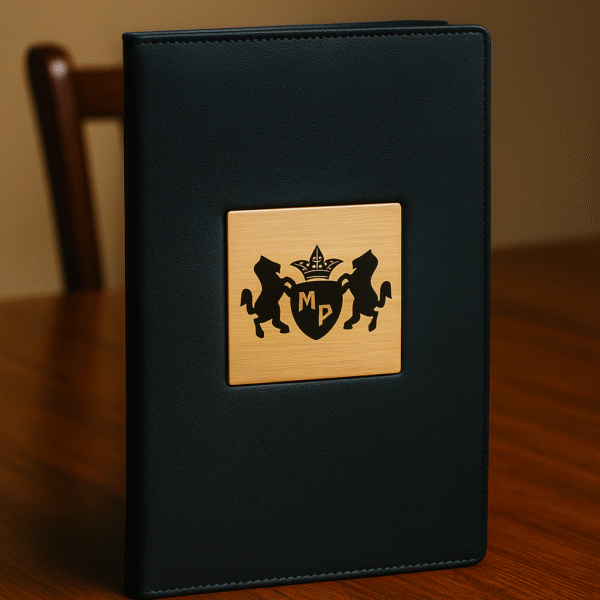 Laser Marked Logo Premium Menu Folder
