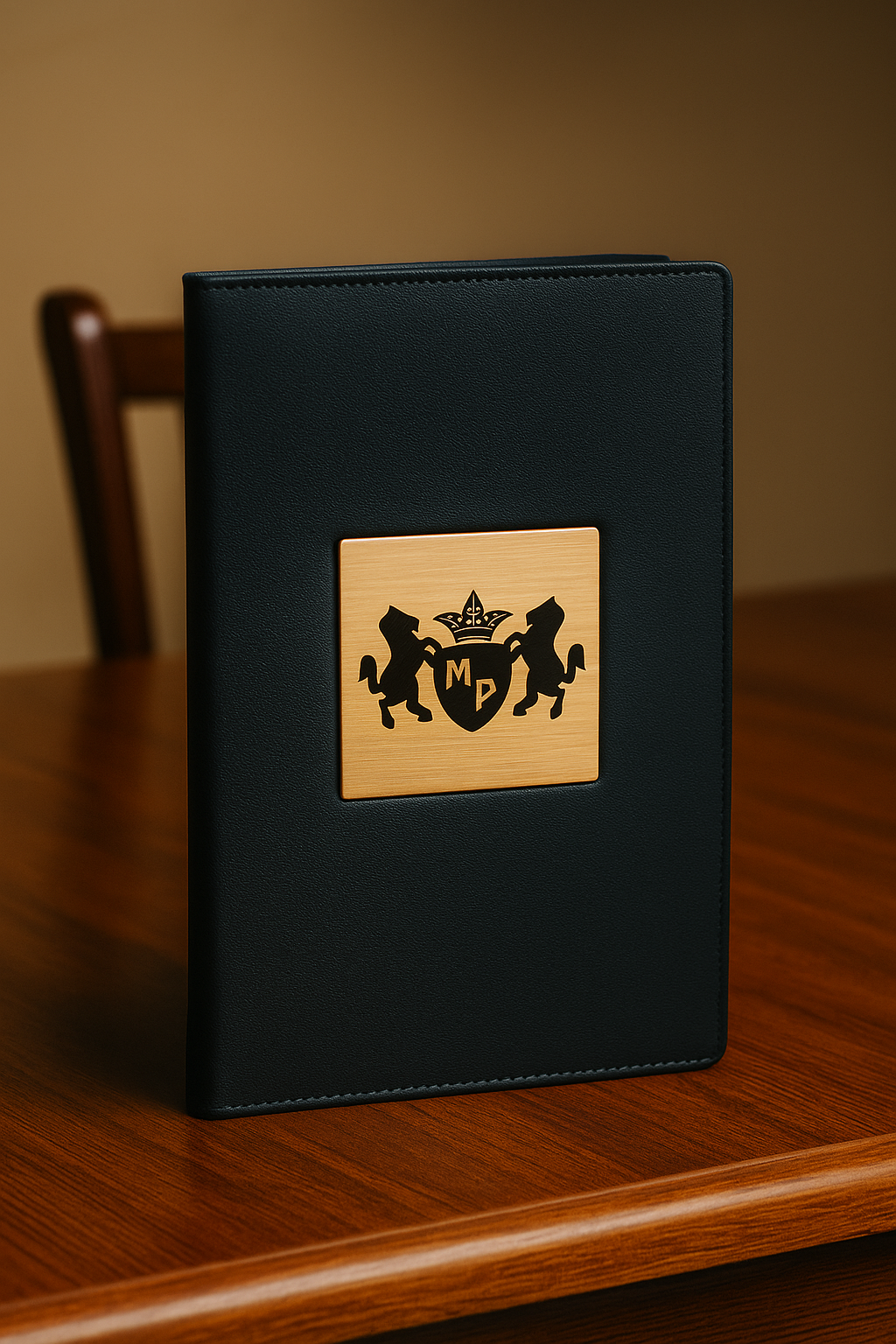 Laser Marked Logo Premium Menu Folder