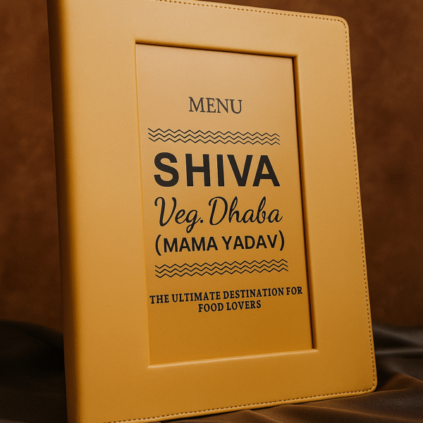 PVC/Synthetic Restaurant Menu