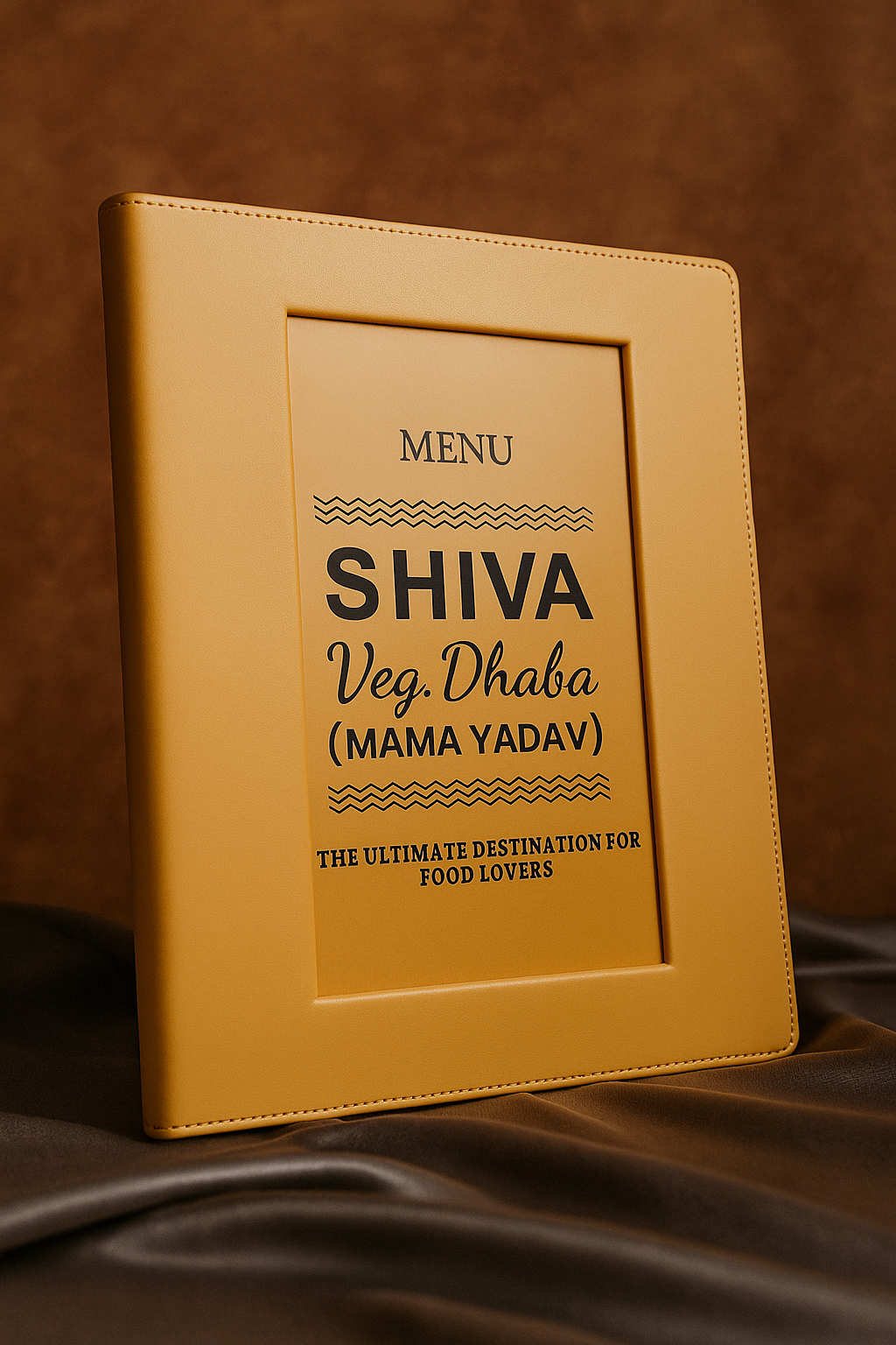PVC/Synthetic Restaurant Menu
