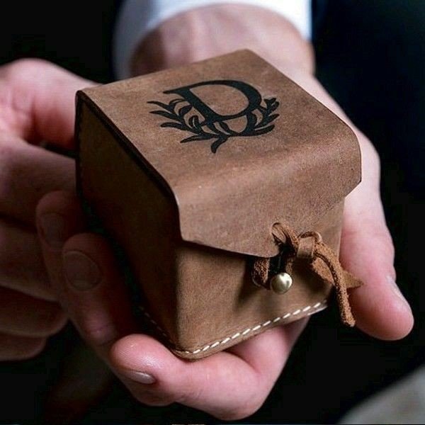 Handcrafted Brown Engraved Luxury Box