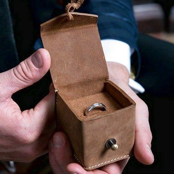 Second image of Handcrafted Brown Engraved Luxury Box