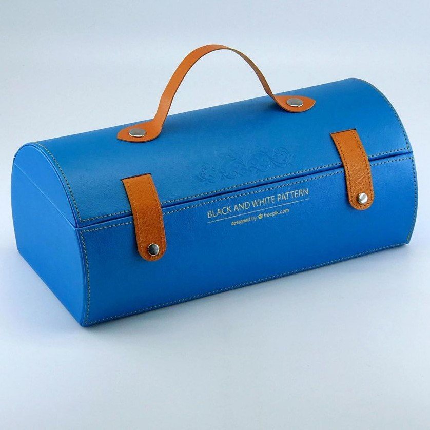 Blue Designer Handle Luxury Box