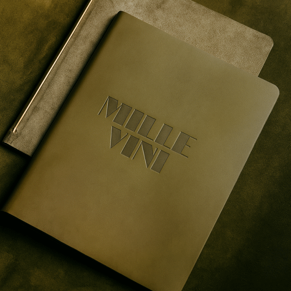 Olive Green 100% Premium Leather Menu Folder