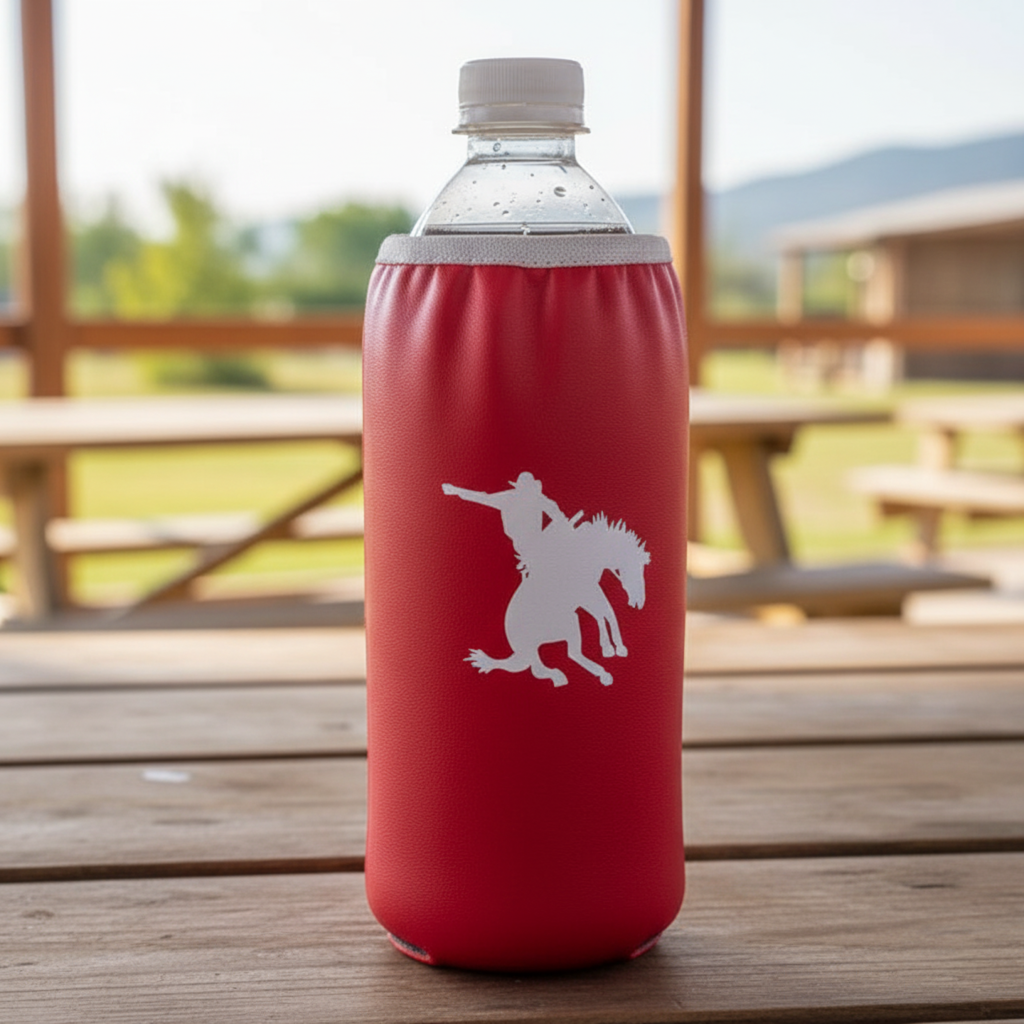 Synthetic Leather Bottle Cover with Logo